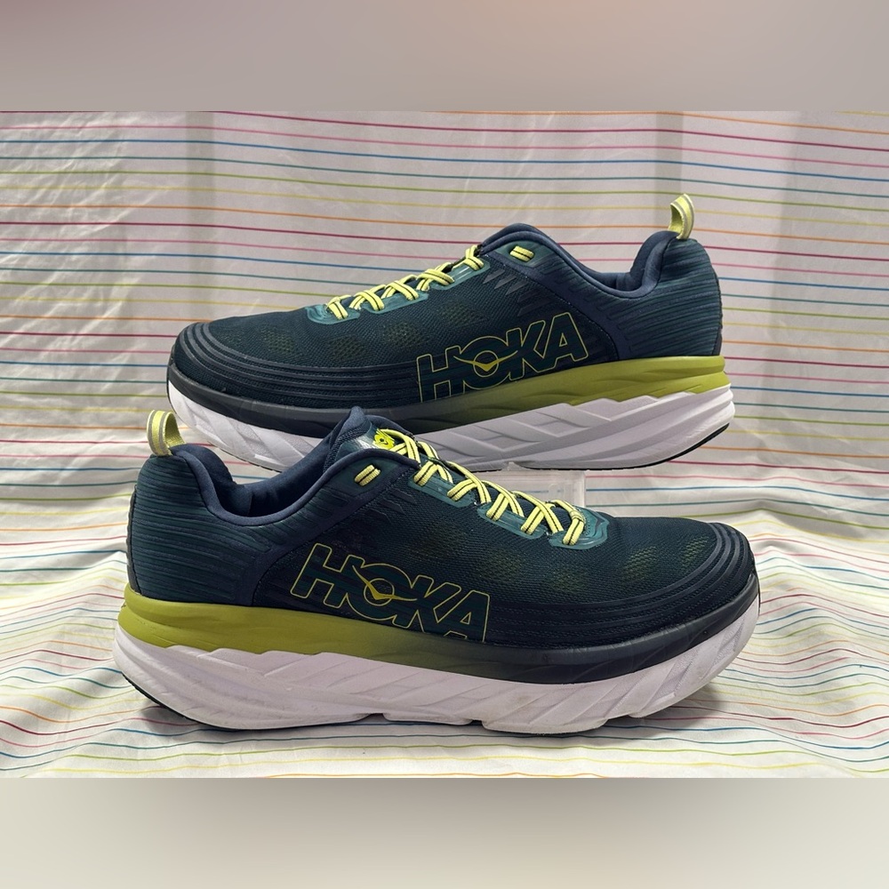 Hoka One One Mens Sneaker
Bondi 6 Size 15 2E Athletic
Running Shoes